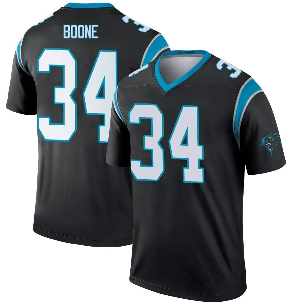 Men's Carolina Panthers Mike Boone Nike Legend Black Jersey Men's Carolina Panthers Mike Boone Nike Legend Black Jersey