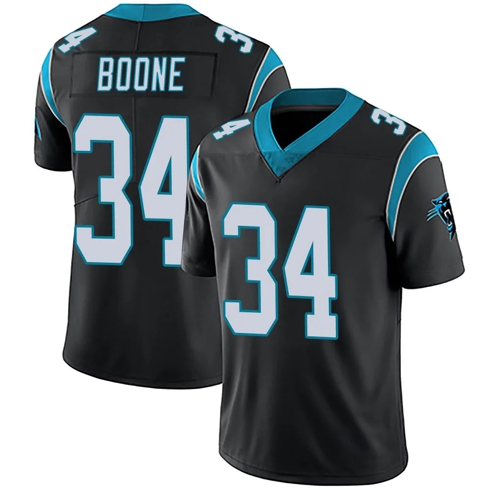 Men's Carolina Panthers Mike Boone Nike Team Color Vapor Untouchable Limited Black Jersey Men's Carolina Panthers Mike Boone Nike Team Color Vapor Untouchable Limited Black Jersey