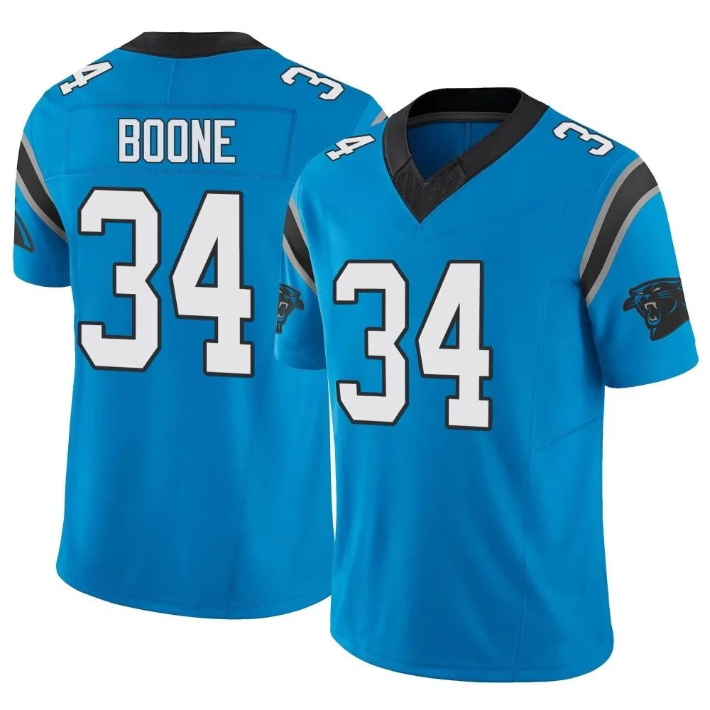 Men's Carolina Panthers Mike Boone Nike Vapor F.U.S.E. Limited Blue Jersey Men's Carolina Panthers Mike Boone Nike Vapor F.U.S.E. Limited Blue Jersey