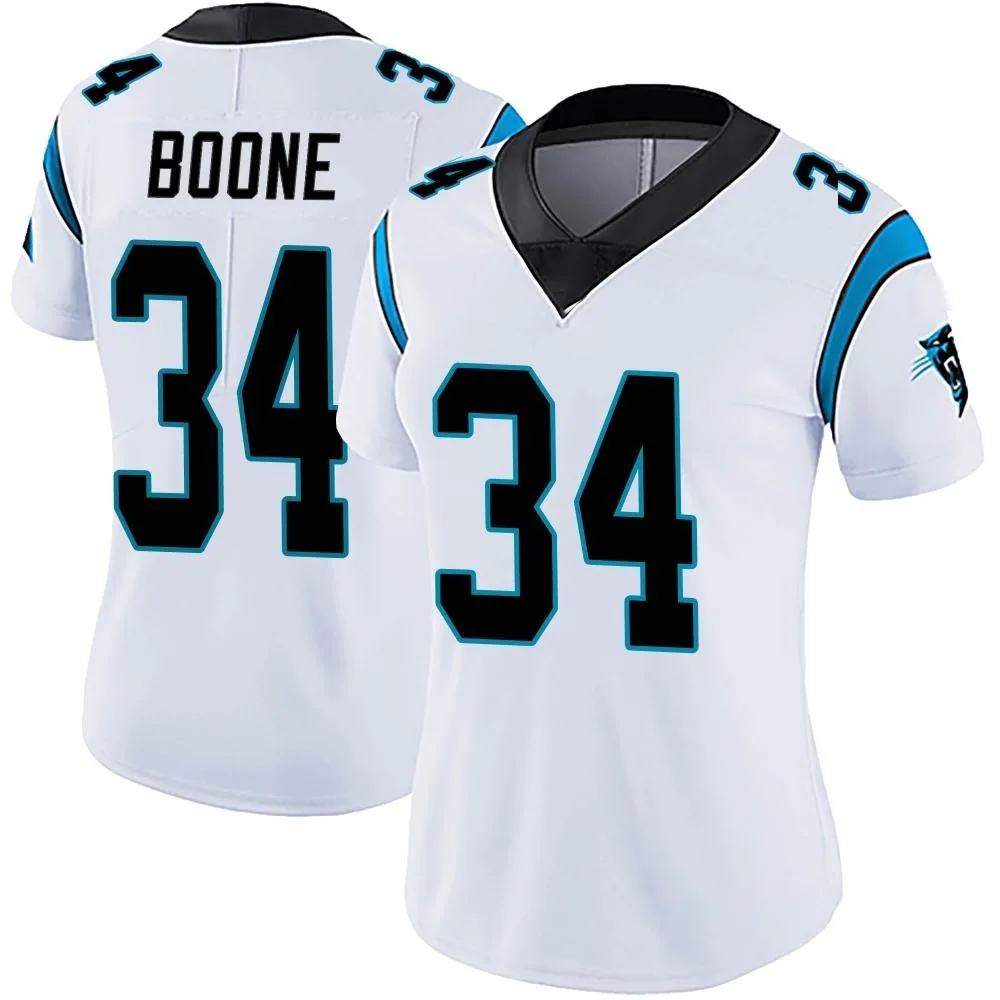 Women's Carolina Panthers Mike Boone Nike Vapor Untouchable Limited White Jersey Women's Carolina Panthers Mike Boone Nike Vapor Untouchable Limited White Jersey