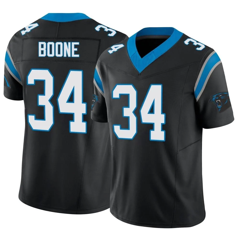 Youth Carolina Panthers Mike Boone Nike Vapor F.U.S.E. Limited Black Jersey Youth Carolina Panthers Mike Boone Nike Vapor F.U.S.E. Limited Black Jersey