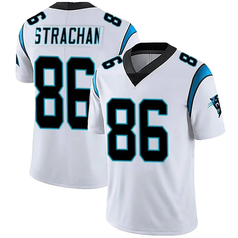 Men's Carolina Panthers Mike Strachan Nike Vapor Untouchable Limited White Jersey Men's Carolina Panthers Mike Strachan Nike Vapor Untouchable Limited White Jersey