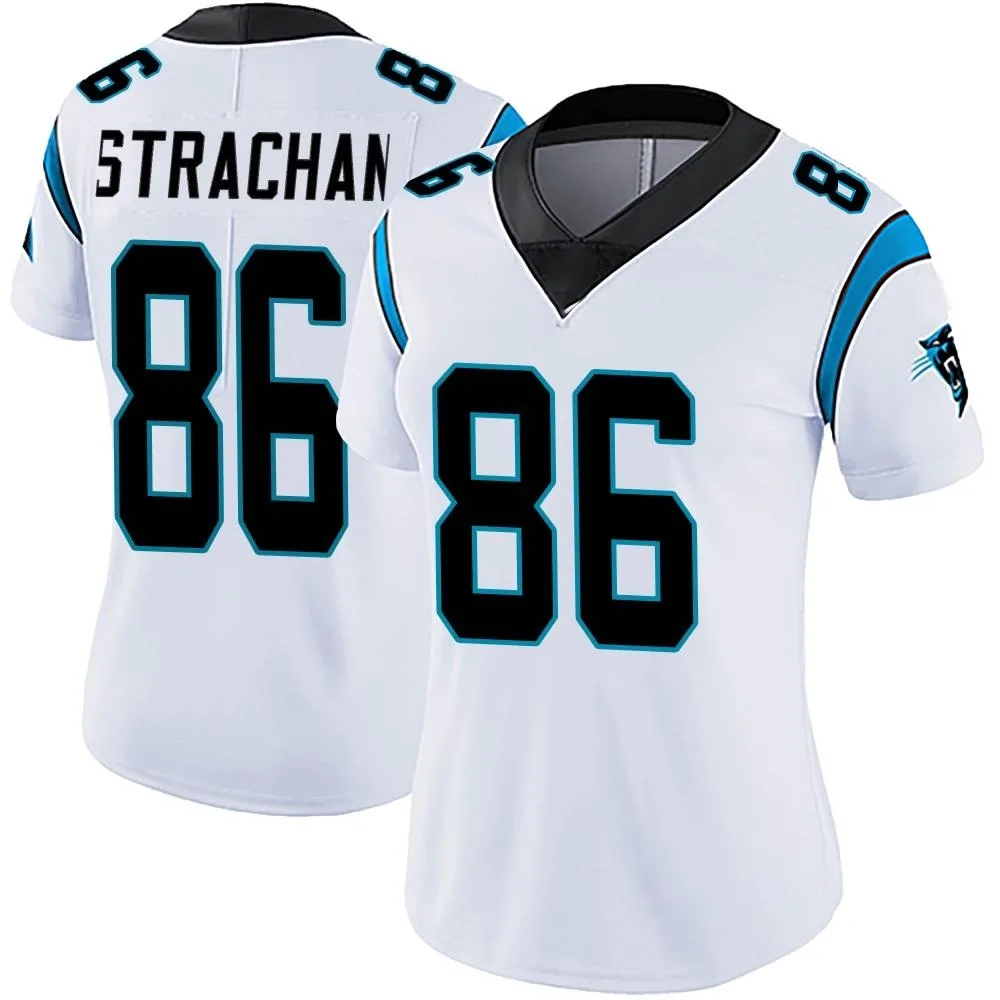 Women's Carolina Panthers Mike Strachan Nike Vapor Untouchable Limited White Jersey Women's Carolina Panthers Mike Strachan Nike Vapor Untouchable Limited White Jersey