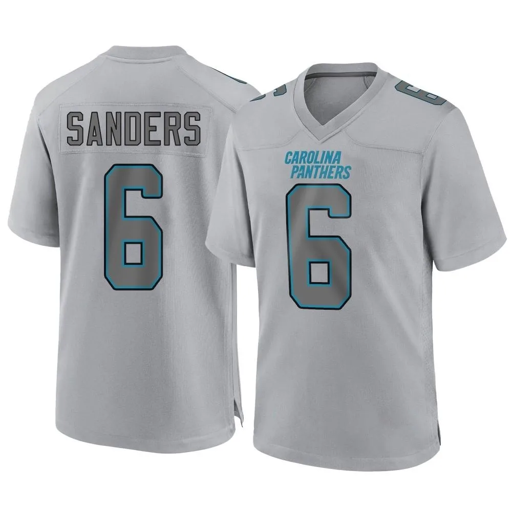 Men's Carolina Panthers Miles Sanders Nike Atmosphere Fashion Game Gray Jersey Men's Carolina Panthers Miles Sanders Nike Atmosphere Fashion Game Gray Jersey