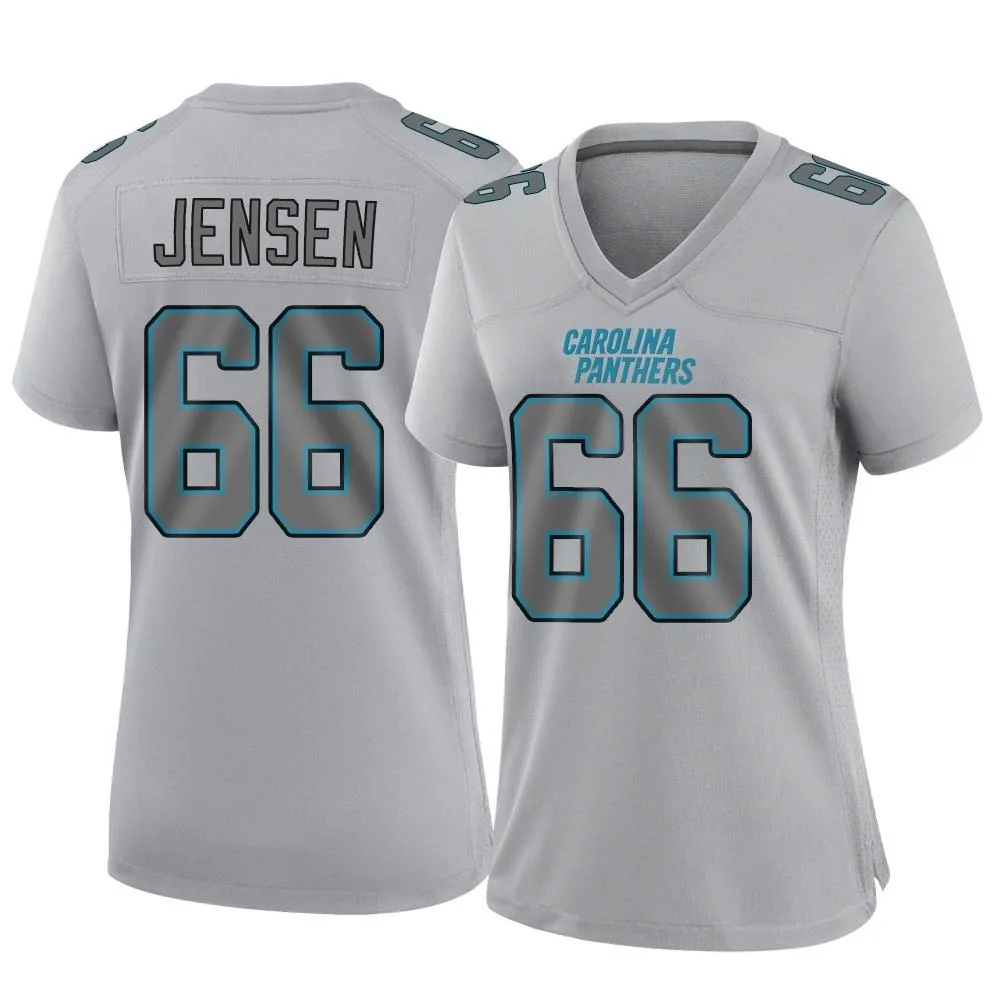 Women's Carolina Panthers Nash Jensen Nike Atmosphere Fashion Game Gray Jersey Women's Carolina Panthers Nash Jensen Nike Atmosphere Fashion Game Gray Jersey