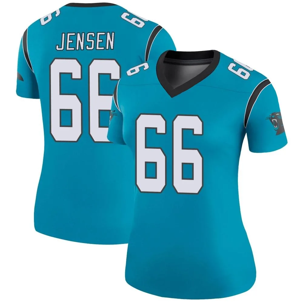 Women's Carolina Panthers Nash Jensen Nike Color Rush Legend Blue Jersey Women's Carolina Panthers Nash Jensen Nike Color Rush Legend Blue Jersey