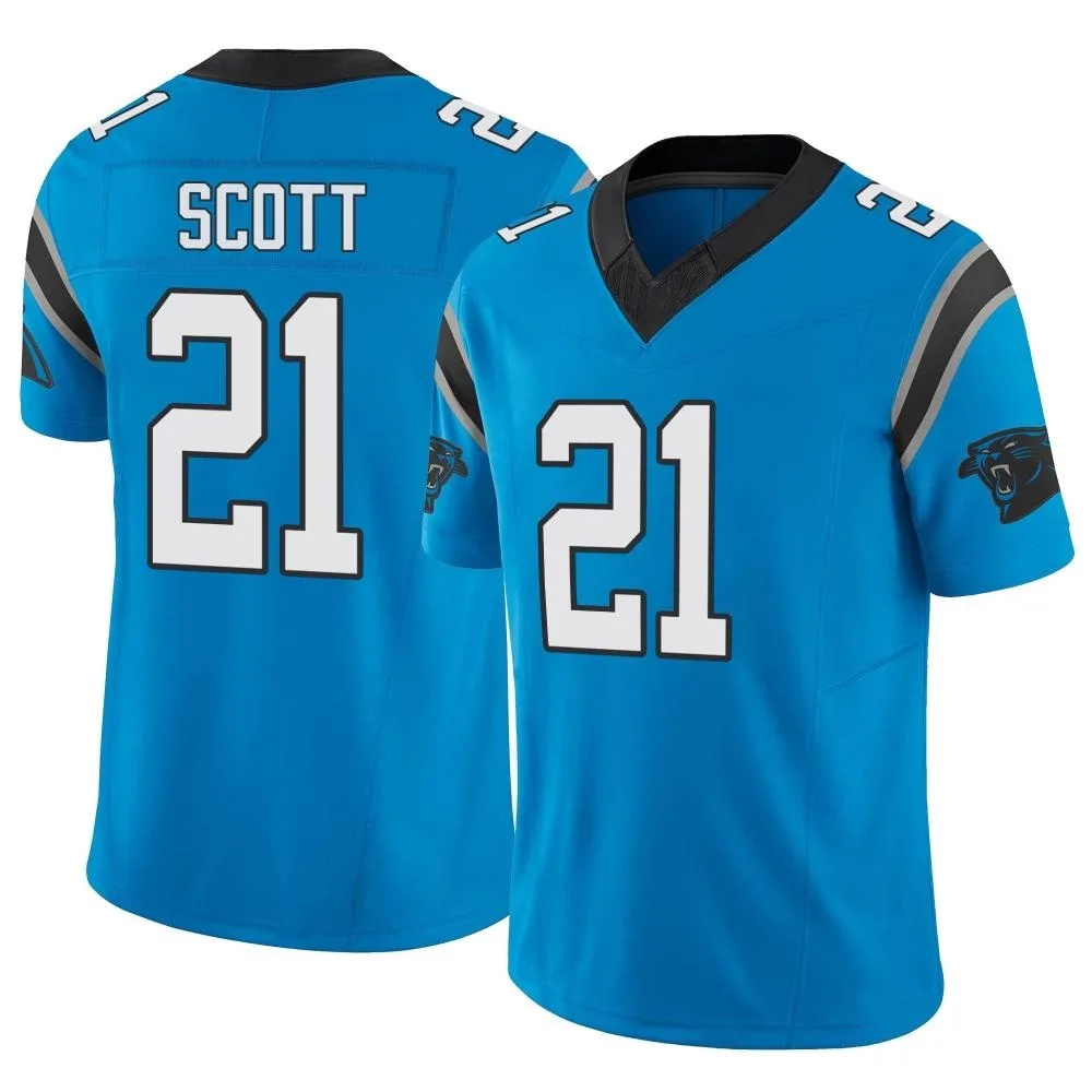 Men's Carolina Panthers Nick Scott Nike Vapor F.U.S.E. Limited Blue Jersey Men's Carolina Panthers Nick Scott Nike Vapor F.U.S.E. Limited Blue Jersey