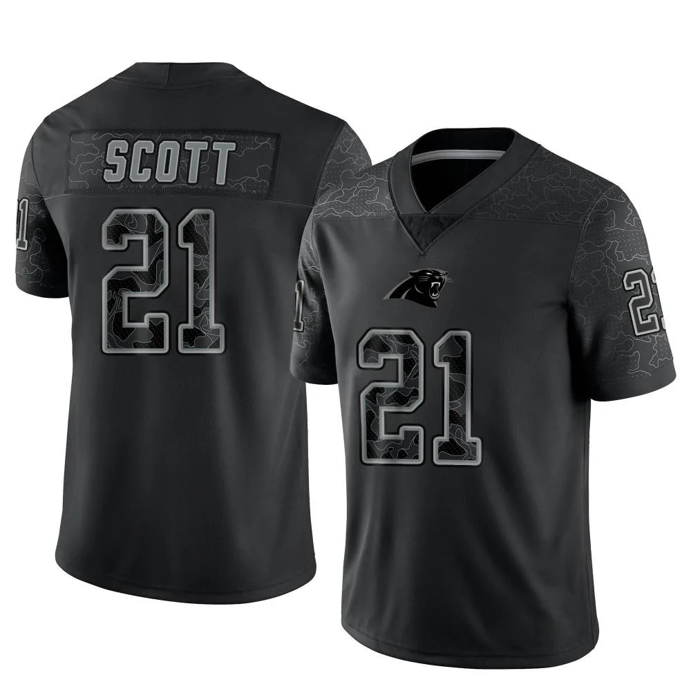 Youth Carolina Panthers Nick Scott Nike Reflective Limited Black Jersey Youth Carolina Panthers Nick Scott Nike Reflective Limited Black Jersey