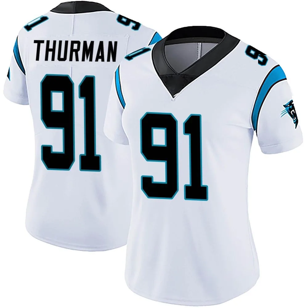 Women's Carolina Panthers Nick Thurman Nike Vapor Untouchable Limited White Jersey Women's Carolina Panthers Nick Thurman Nike Vapor Untouchable Limited White Jersey