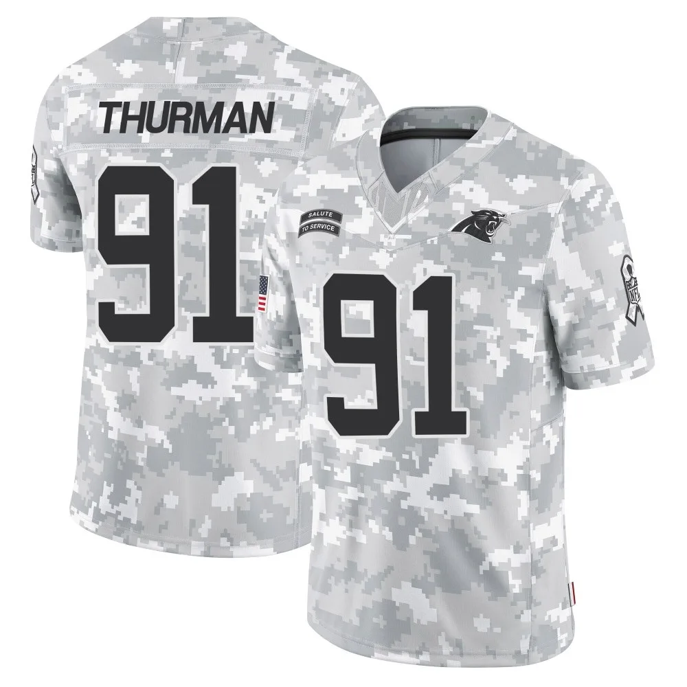 Youth Carolina Panthers Nick Thurman Nike 2024 Salute to Service Limited Arctic Camo Jersey Youth Carolina Panthers Nick Thurman Nike 2024 Salute to Service Limited Arctic Camo Jersey