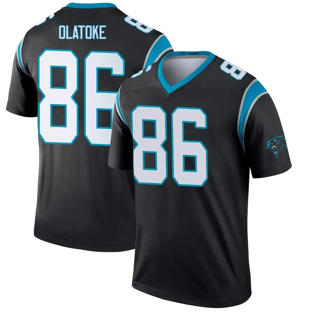 Men's Carolina Panthers Praise Olatoke Nike Legend Black Jersey Men's Carolina Panthers Praise Olatoke Nike Legend Black Jersey