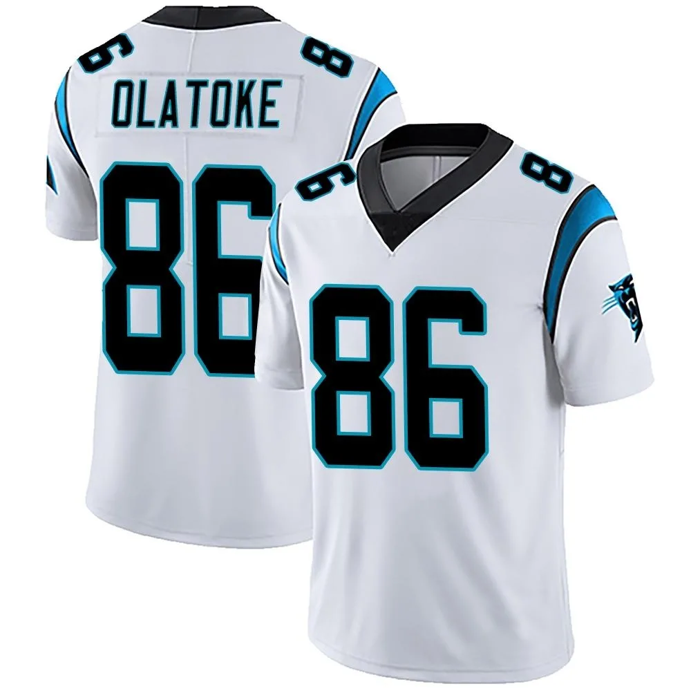 Men's Carolina Panthers Praise Olatoke Nike Vapor Untouchable Limited White Jersey Men's Carolina Panthers Praise Olatoke Nike Vapor Untouchable Limited White Jersey