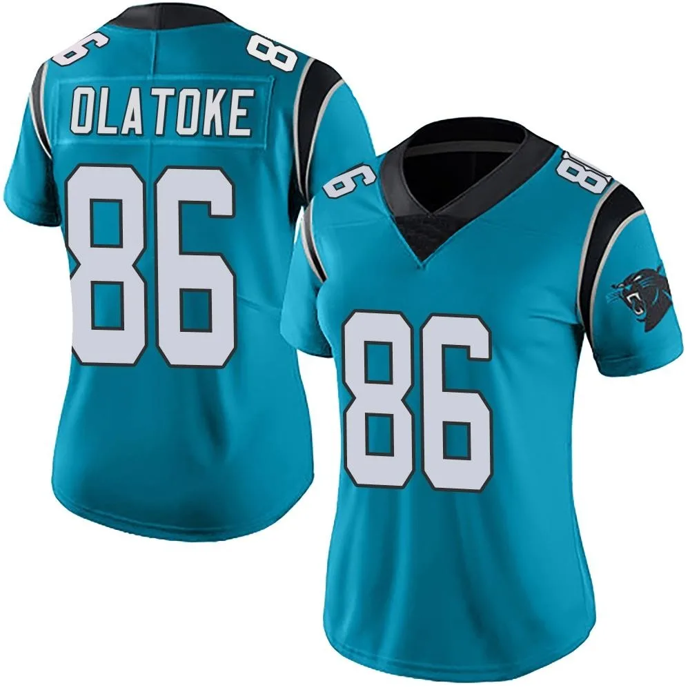 Women's Carolina Panthers Praise Olatoke Nike Alternate Vapor Untouchable Limited Blue Jersey Women's Carolina Panthers Praise Olatoke Nike Alternate Vapor Untouchable Limited Blue Jersey
