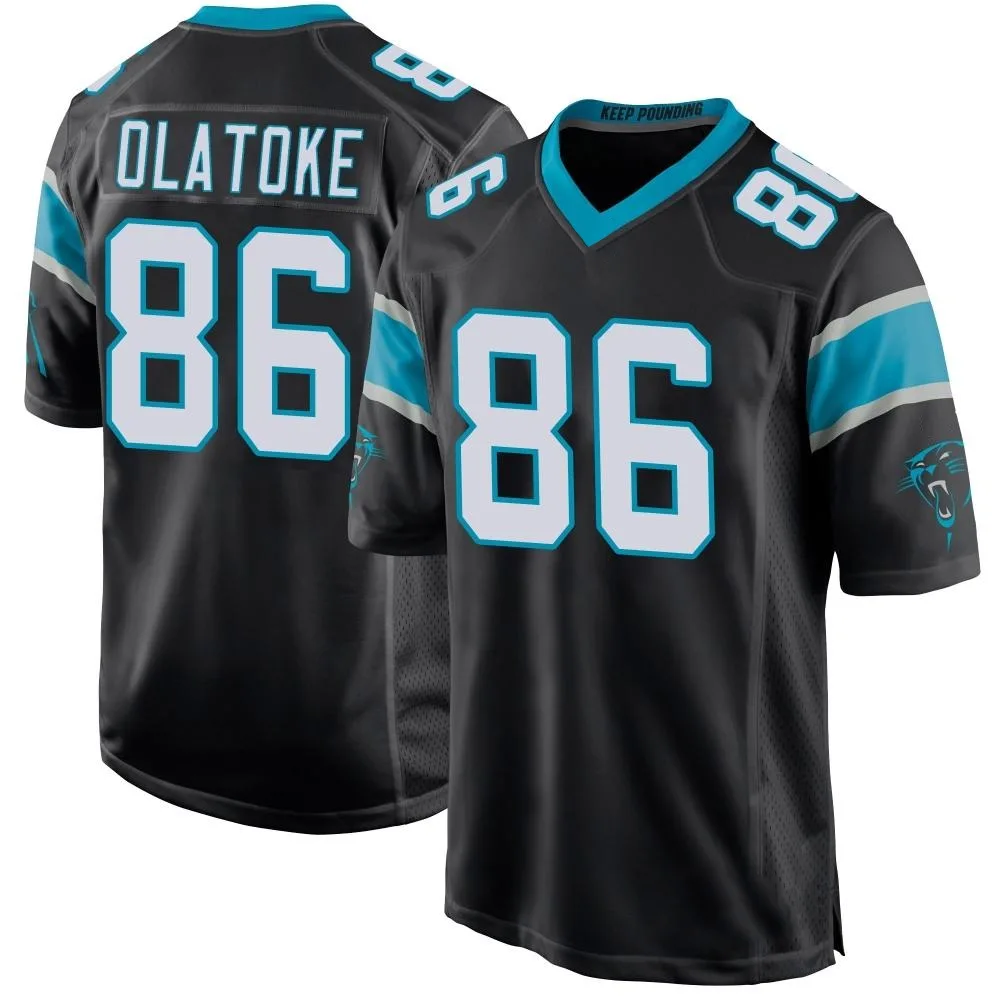 Youth Carolina Panthers Praise Olatoke Nike Team Color Game Black Jersey Youth Carolina Panthers Praise Olatoke Nike Team Color Game Black Jersey