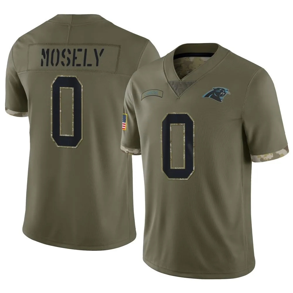 Men's Carolina Panthers Quandre Mosely Nike 2022 Salute To Service Limited Olive Jersey Men's Carolina Panthers Quandre Mosely Nike 2022 Salute To Service Limited Olive Jersey