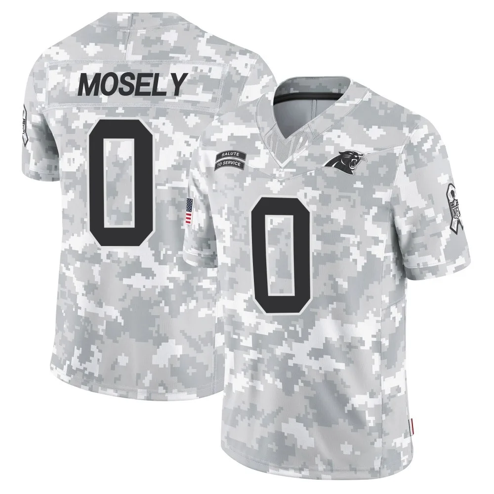 Men's Carolina Panthers Quandre Mosely Nike 2024 Salute to Service Limited Arctic Camo Jersey Men's Carolina Panthers Quandre Mosely Nike 2024 Salute to Service Limited Arctic Camo Jersey