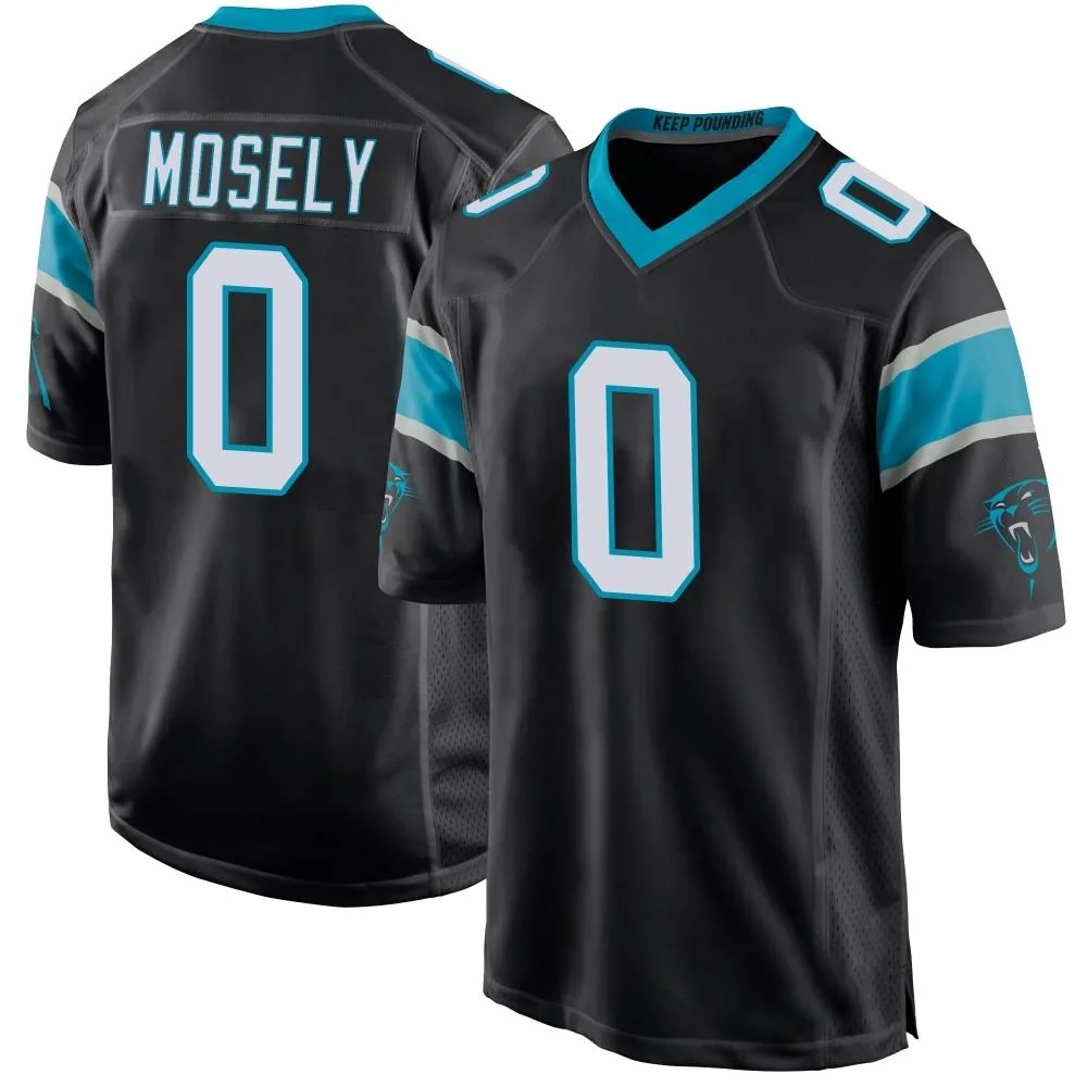 Men's Carolina Panthers Quandre Mosely Nike Team Color Game Black Jersey Men's Carolina Panthers Quandre Mosely Nike Team Color Game Black Jersey