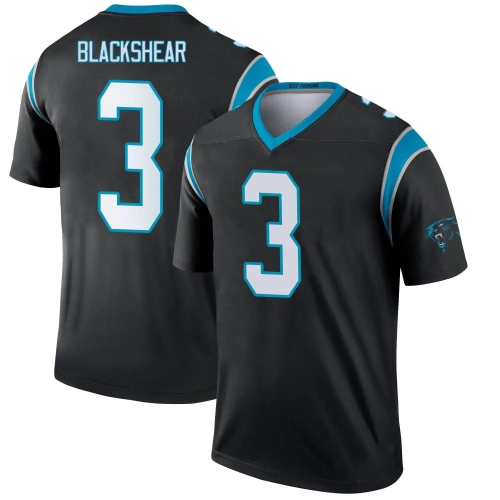 Men's Carolina Panthers Raheem Blackshear Nike Legend Black Jersey Men's Carolina Panthers Raheem Blackshear Nike Legend Black Jersey