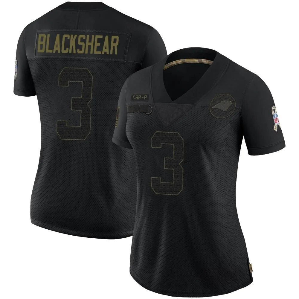 Women's Carolina Panthers Raheem Blackshear Nike 2020 Salute To Service Limited Black Jersey Women's Carolina Panthers Raheem Blackshear Nike 2020 Salute To Service Limited Black Jersey