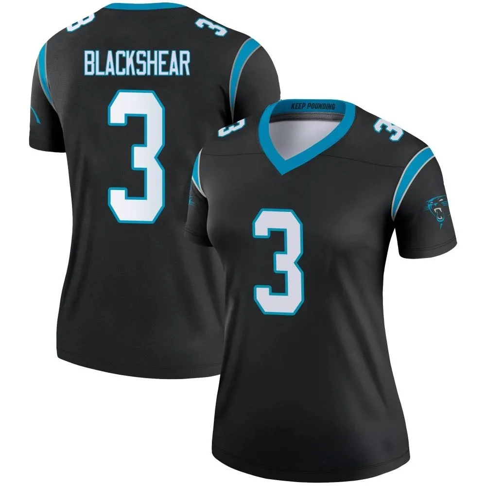 Women's Carolina Panthers Raheem Blackshear Nike Legend Black Jersey Women's Carolina Panthers Raheem Blackshear Nike Legend Black Jersey