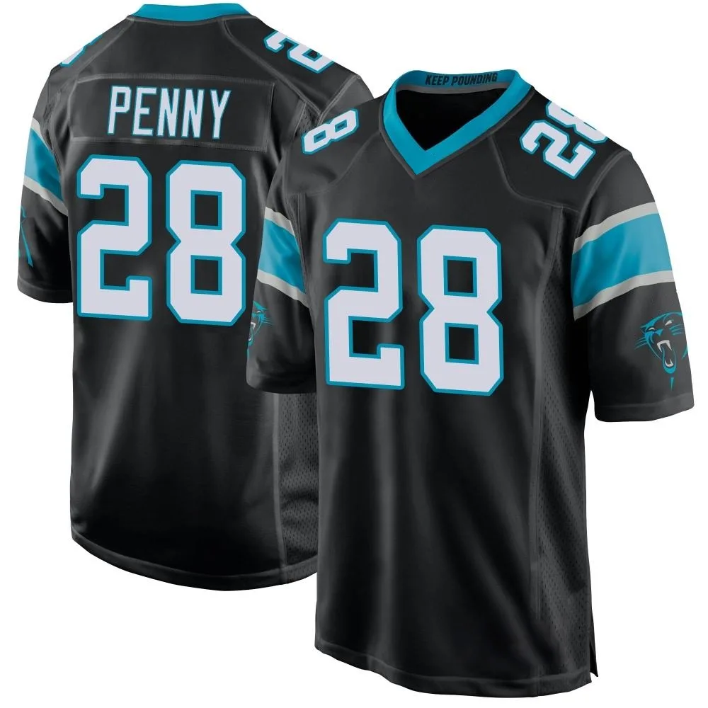Youth Carolina Panthers Rashaad Penny Nike Team Color Game Black Jersey Youth Carolina Panthers Rashaad Penny Nike Team Color Game Black Jersey