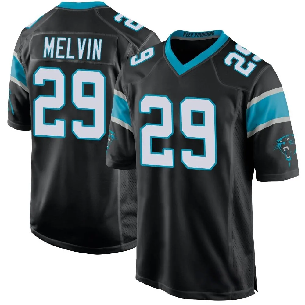 Men's Carolina Panthers Rashaan Melvin Nike Team Color Game Black Jersey Men's Carolina Panthers Rashaan Melvin Nike Team Color Game Black Jersey