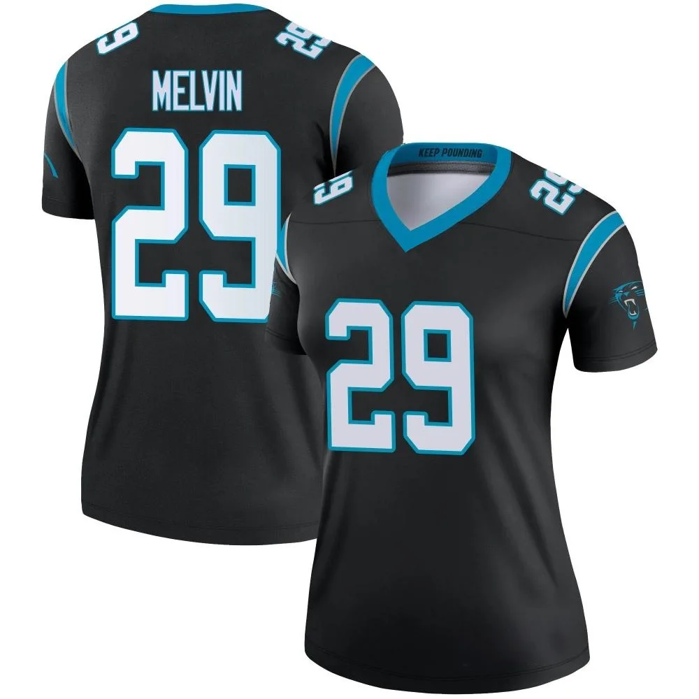 Women's Carolina Panthers Rashaan Melvin Nike Legend Black Jersey Women's Carolina Panthers Rashaan Melvin Nike Legend Black Jersey