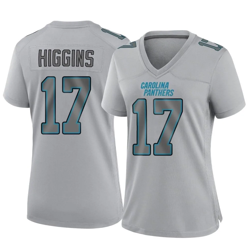 Women's Carolina Panthers Rashard Higgins Nike Atmosphere Fashion Game Gray Jersey Women's Carolina Panthers Rashard Higgins Nike Atmosphere Fashion Game Gray Jersey