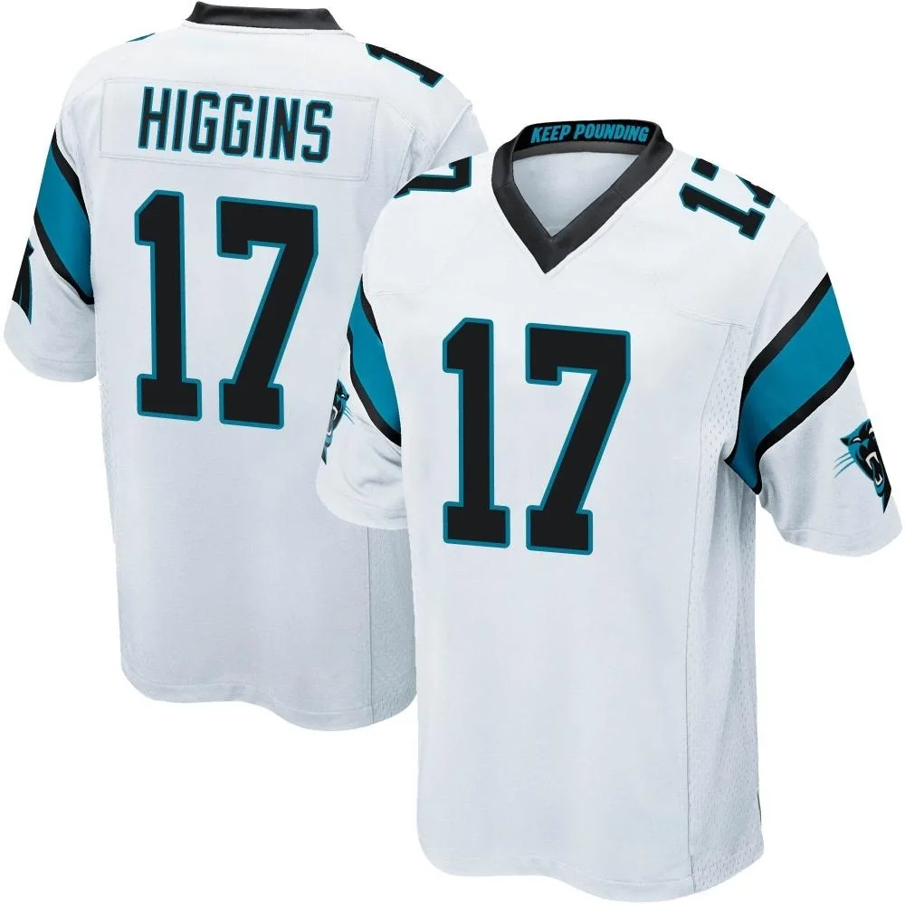 Youth Carolina Panthers Rashard Higgins Nike Game White Jersey Youth Carolina Panthers Rashard Higgins Nike Game White Jersey