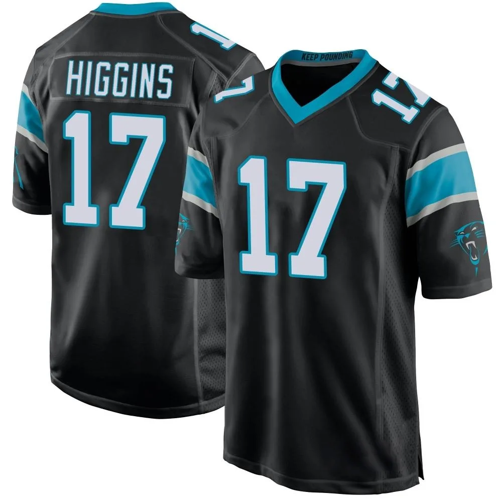 Youth Carolina Panthers Rashard Higgins Nike Team Color Game Black Jersey Youth Carolina Panthers Rashard Higgins Nike Team Color Game Black Jersey