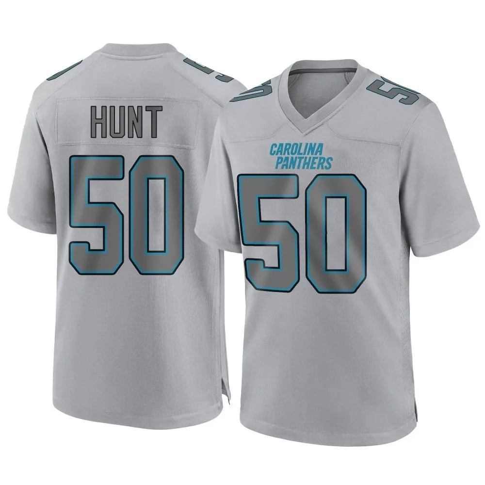 Men's Carolina Panthers Robert Hunt Nike Atmosphere Fashion Game Gray Jersey Men's Carolina Panthers Robert Hunt Nike Atmosphere Fashion Game Gray Jersey