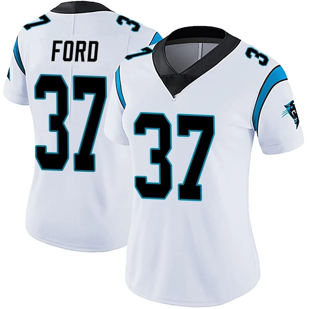 Women's Carolina Panthers Rudy Ford Nike Vapor Untouchable Limited White Jersey Women's Carolina Panthers Rudy Ford Nike Vapor Untouchable Limited White Jersey