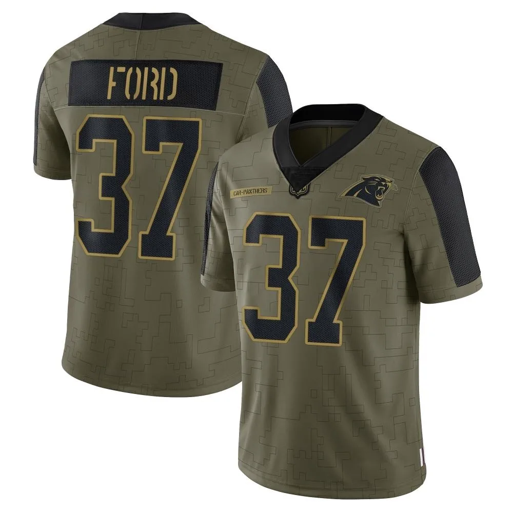 Youth Carolina Panthers Rudy Ford Nike 2021 Salute To Service Limited Olive Jersey Youth Carolina Panthers Rudy Ford Nike 2021 Salute To Service Limited Olive Jersey