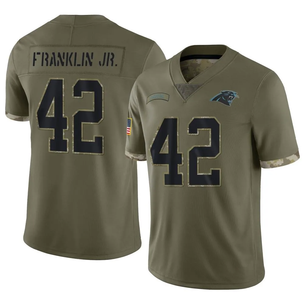 Men's Carolina Panthers Sam Franklin Jr. Nike 2022 Salute To Service Limited Olive Jersey Men's Carolina Panthers Sam Franklin Jr. Nike 2022 Salute To Service Limited Olive Jersey