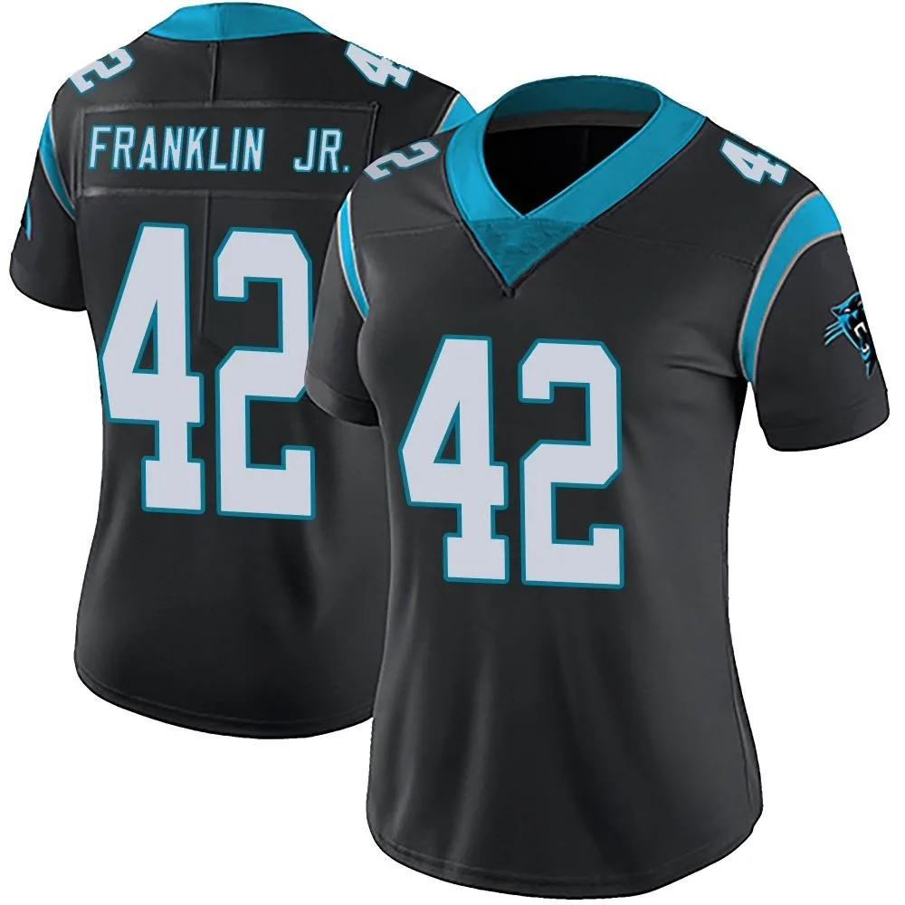 Women's Carolina Panthers Sam Franklin Jr. Nike Team Color Vapor Untouchable Limited Black Jersey Women's Carolina Panthers Sam Franklin Jr. Nike Team Color Vapor Untouchable Limited Black Jersey