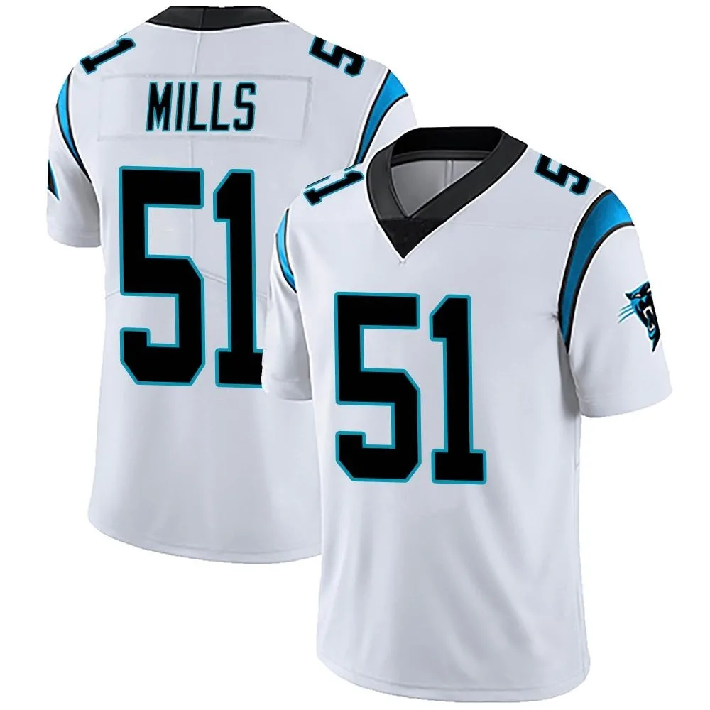 Men's Carolina Panthers Sam Mills Nike Vapor Untouchable Limited White Jersey Men's Carolina Panthers Sam Mills Nike Vapor Untouchable Limited White Jersey