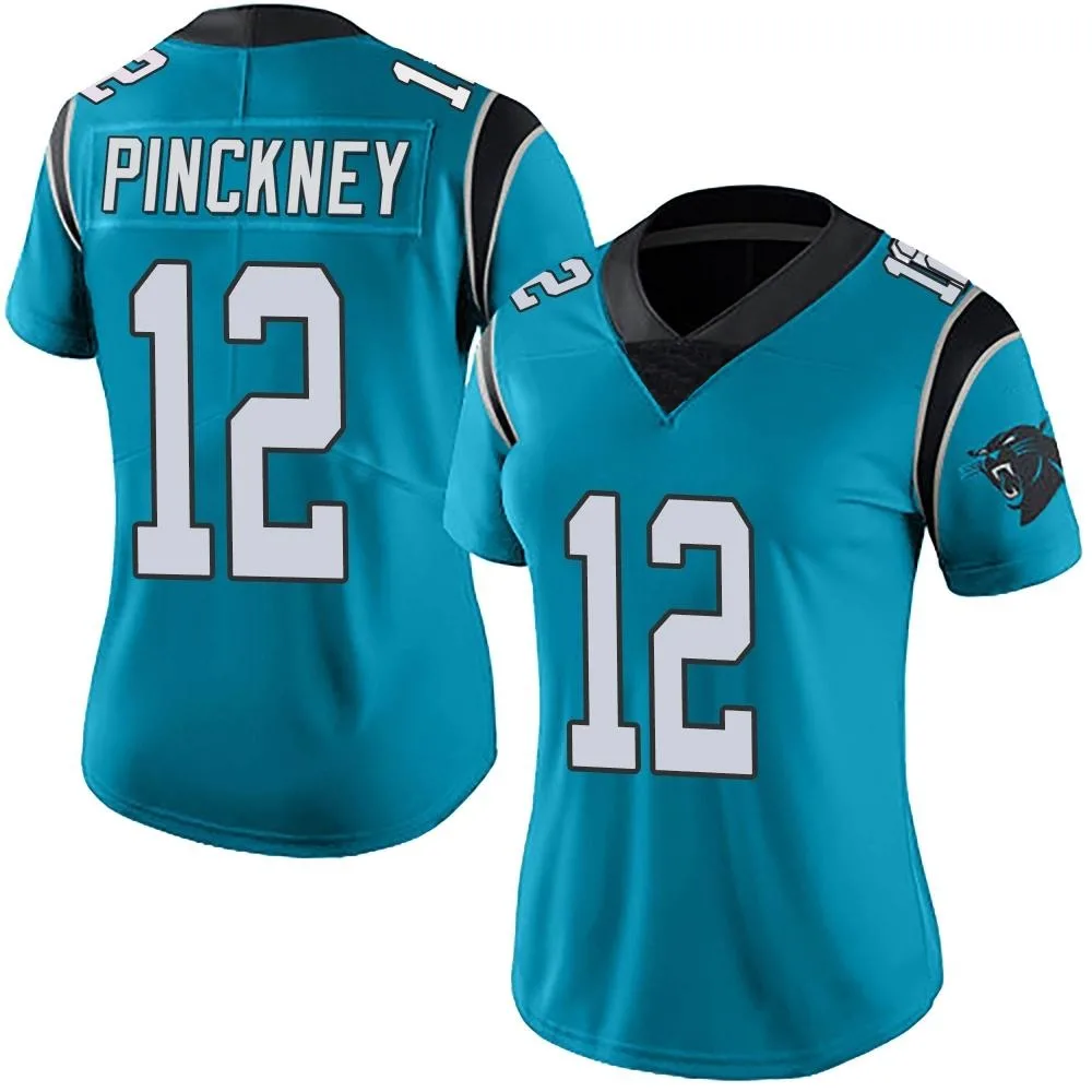 Women's Carolina Panthers Sam Pinckney Nike Alternate Vapor Untouchable Limited Blue Jersey Women's Carolina Panthers Sam Pinckney Nike Alternate Vapor Untouchable Limited Blue Jersey