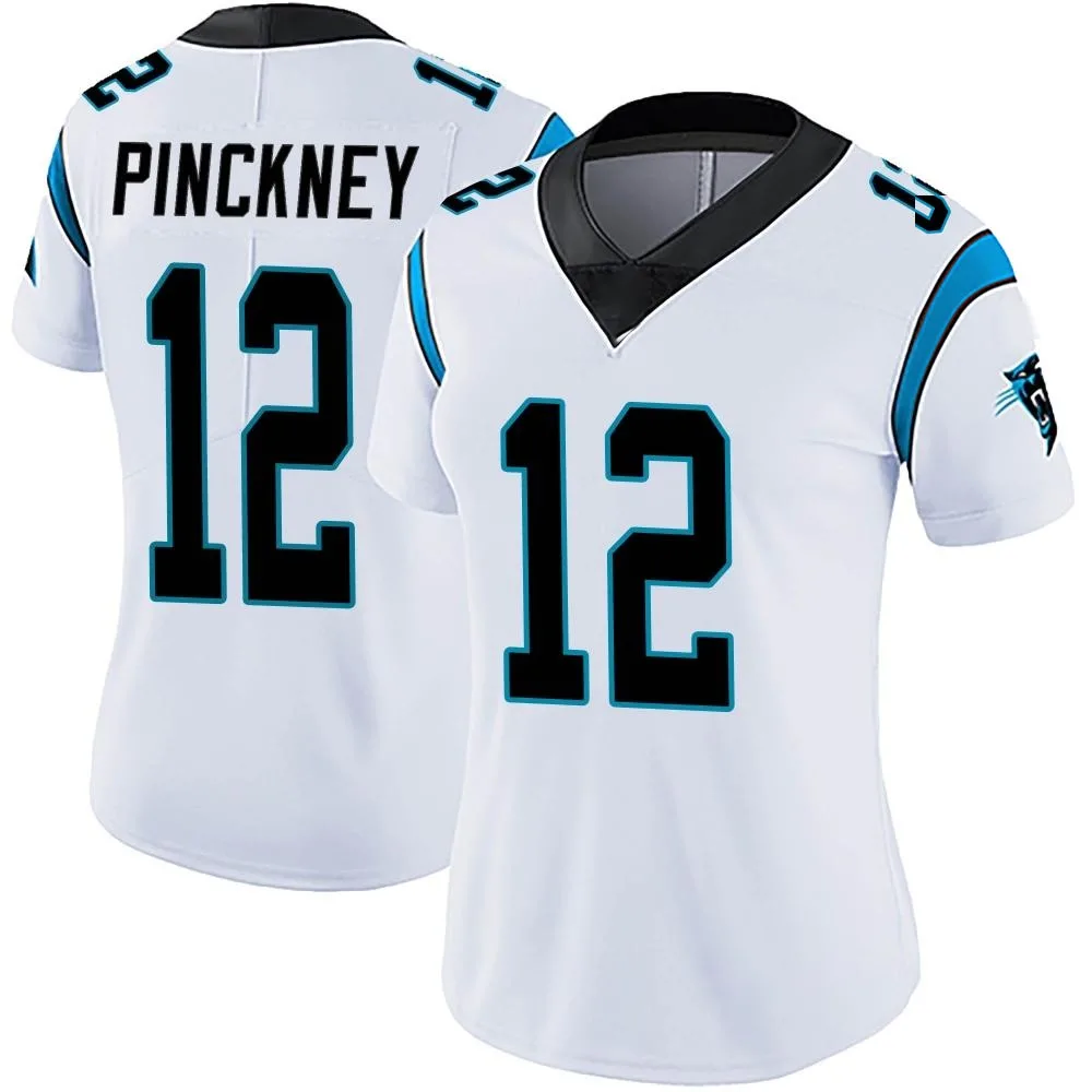 Women's Carolina Panthers Sam Pinckney Nike Vapor Untouchable Limited White Jersey Women's Carolina Panthers Sam Pinckney Nike Vapor Untouchable Limited White Jersey