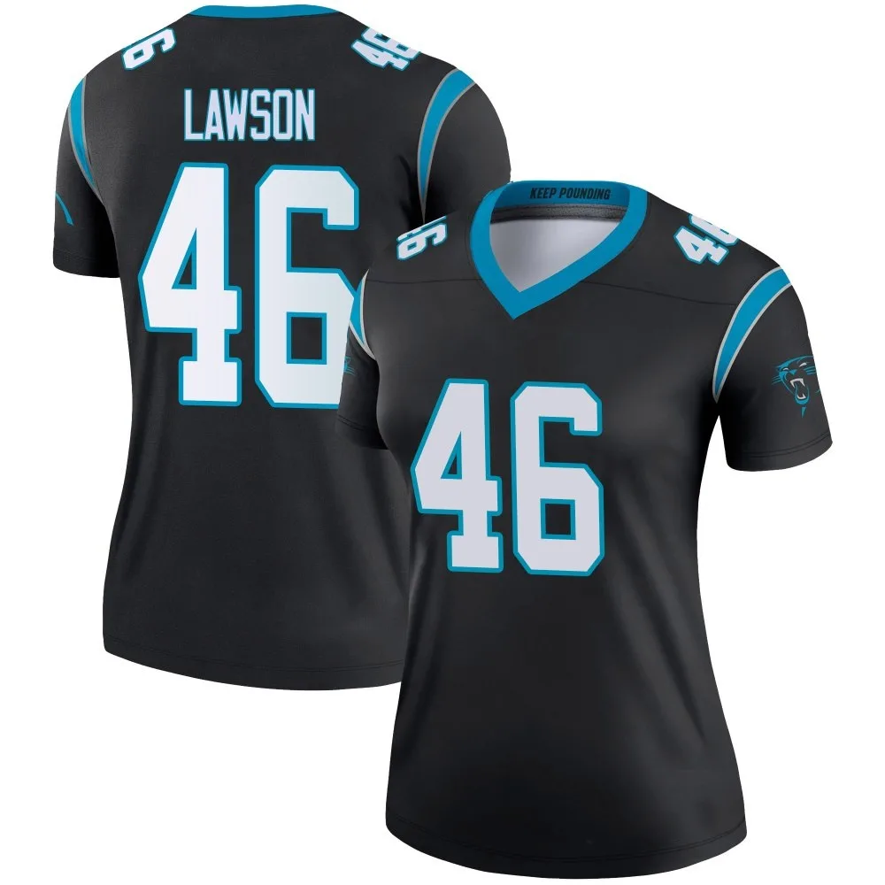 Women's Carolina Panthers Shaq Lawson Nike Legend Black Jersey Women's Carolina Panthers Shaq Lawson Nike Legend Black Jersey