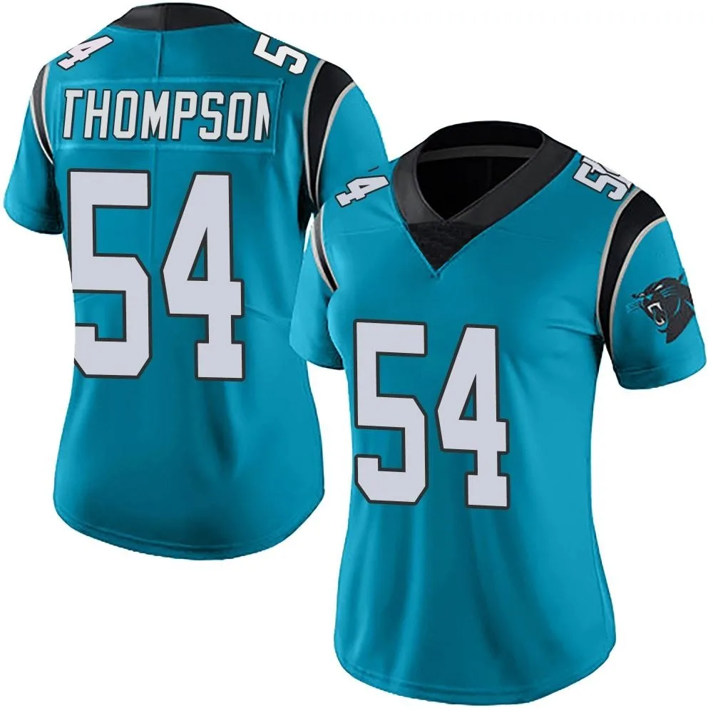 Women's Carolina Panthers Shaq Thompson Nike Alternate Vapor Untouchable Limited Blue Jersey Women's Carolina Panthers Shaq Thompson Nike Alternate Vapor Untouchable Limited Blue Jersey