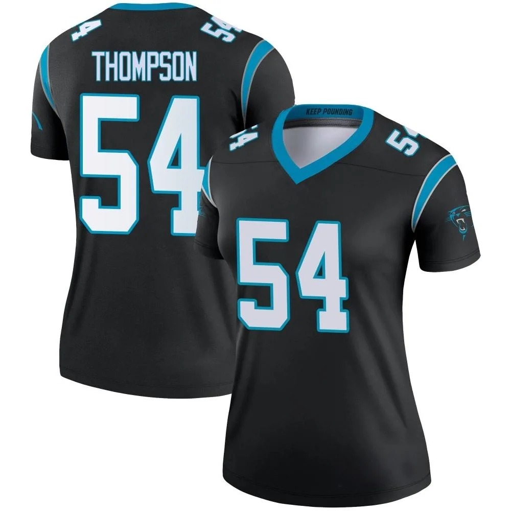 Women's Carolina Panthers Shaq Thompson Nike Legend Black Jersey Women's Carolina Panthers Shaq Thompson Nike Legend Black Jersey