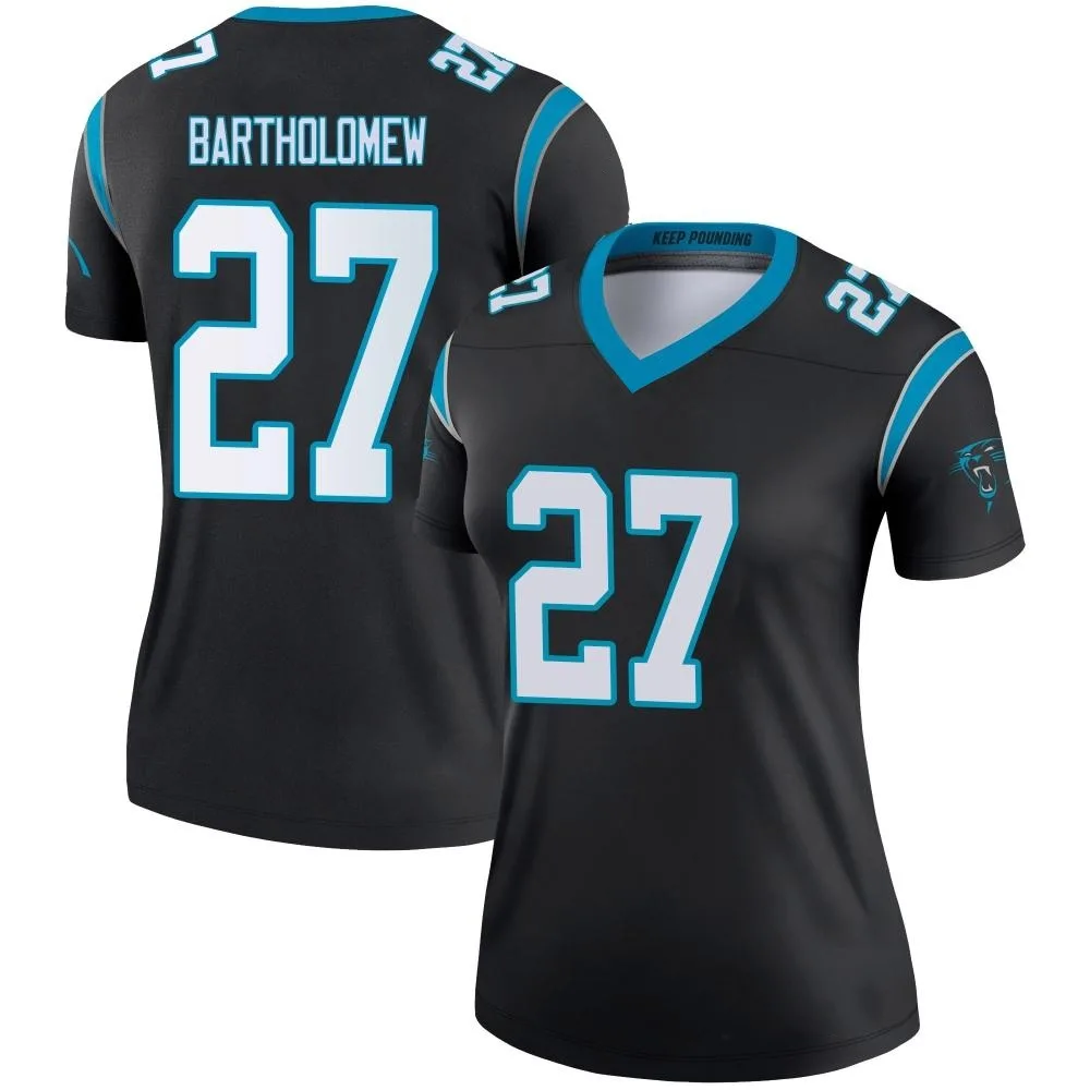 Women's Carolina Panthers Shemar Bartholomew Nike Legend Black Jersey Women's Carolina Panthers Shemar Bartholomew Nike Legend Black Jersey