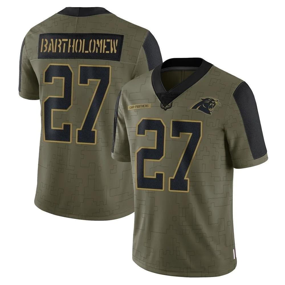 Youth Carolina Panthers Shemar Bartholomew Nike 2021 Salute To Service Limited Olive Jersey Youth Carolina Panthers Shemar Bartholomew Nike 2021 Salute To Service Limited Olive Jersey