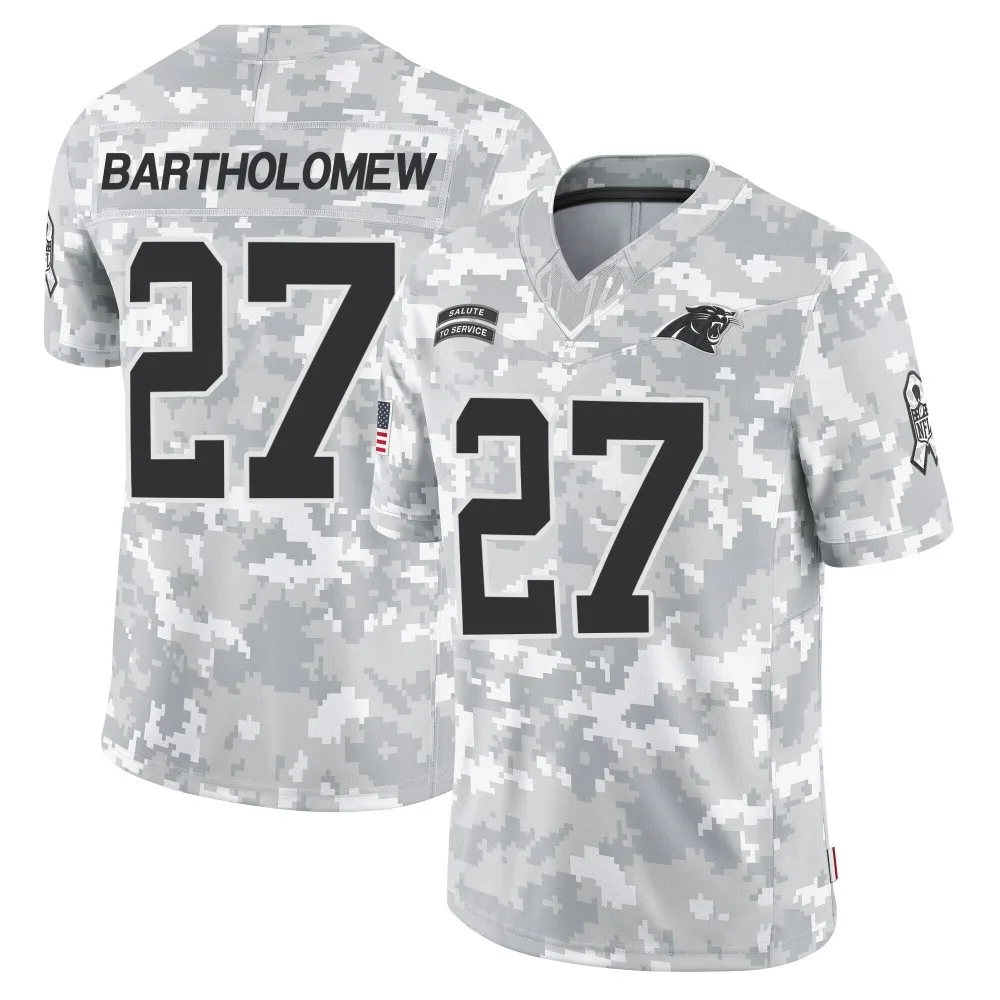 Youth Carolina Panthers Shemar Bartholomew Nike 2024 Salute to Service Limited Arctic Camo Jersey Youth Carolina Panthers Shemar Bartholomew Nike 2024 Salute to Service Limited Arctic Camo Jersey