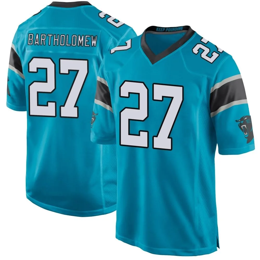 Youth Carolina Panthers Shemar Bartholomew Nike Alternate Game Blue Jersey Youth Carolina Panthers Shemar Bartholomew Nike Alternate Game Blue Jersey