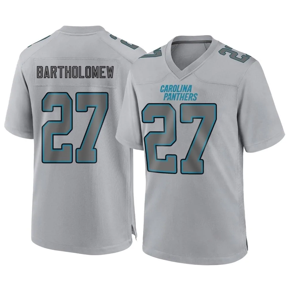 Youth Carolina Panthers Shemar Bartholomew Nike Atmosphere Fashion Game Gray Jersey Youth Carolina Panthers Shemar Bartholomew Nike Atmosphere Fashion Game Gray Jersey