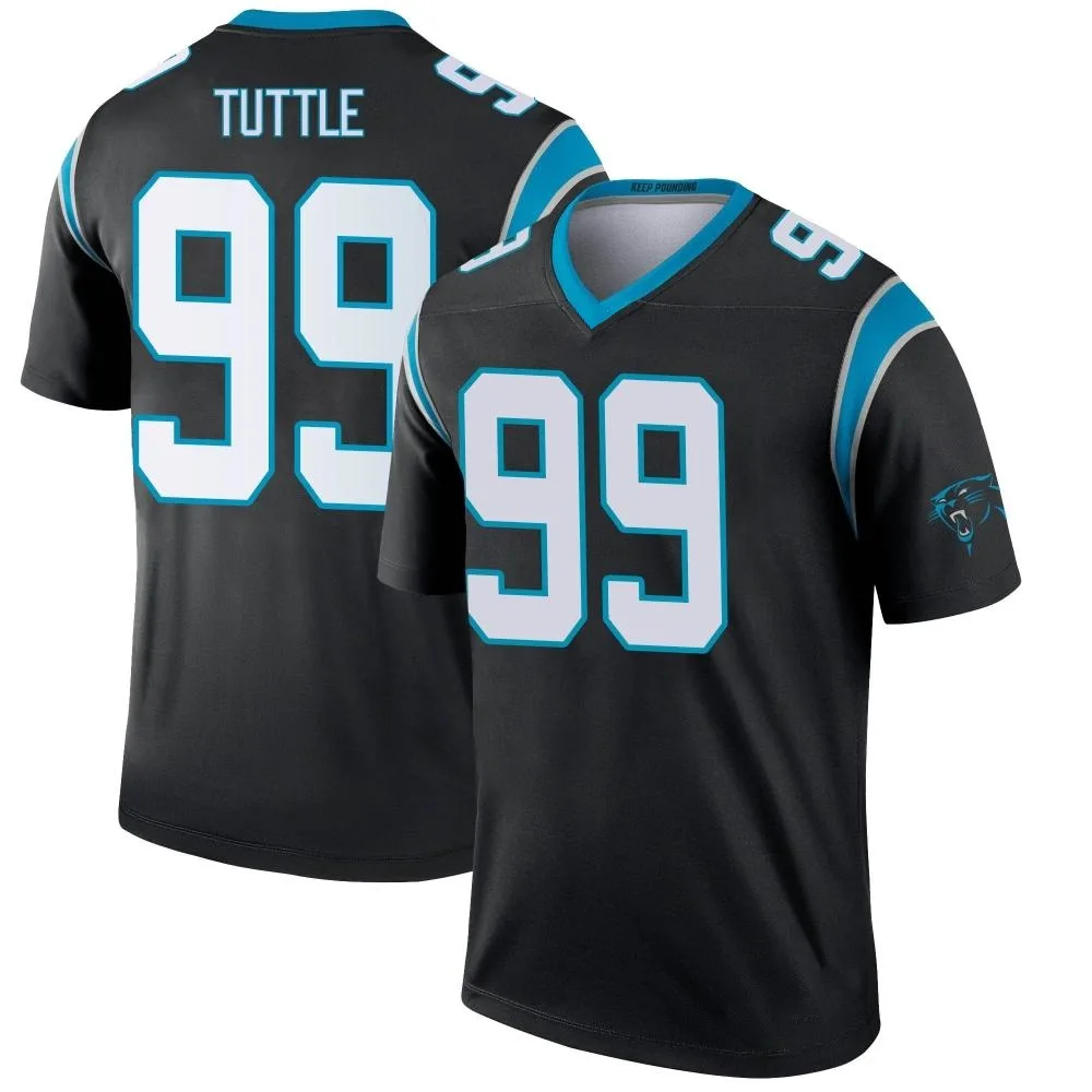 Men's Carolina Panthers Shy Tuttle Nike Legend Black Jersey Men's Carolina Panthers Shy Tuttle Nike Legend Black Jersey