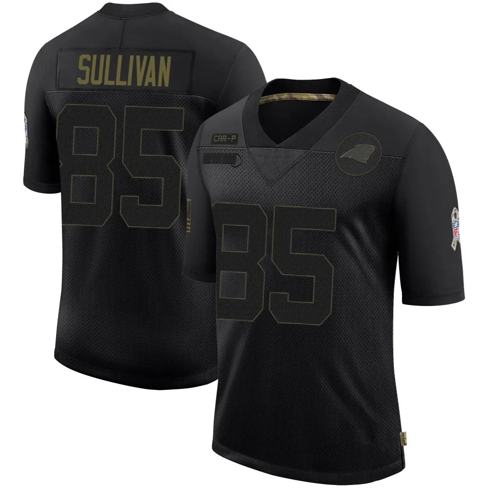 Men's Carolina Panthers Stephen Sullivan Nike 2020 Salute To Service Limited Black Jersey Men's Carolina Panthers Stephen Sullivan Nike 2020 Salute To Service Limited Black Jersey