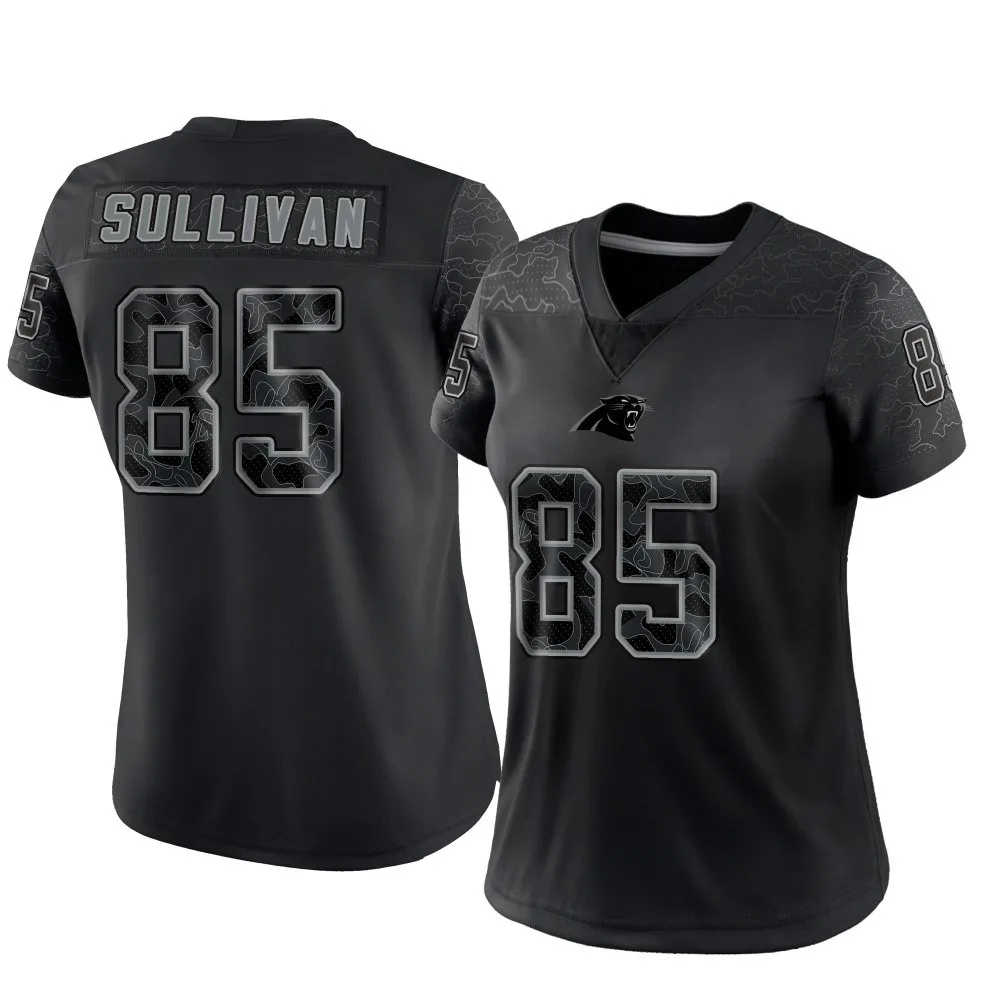 Women's Carolina Panthers Stephen Sullivan Nike Reflective Limited Black Jersey Women's Carolina Panthers Stephen Sullivan Nike Reflective Limited Black Jersey
