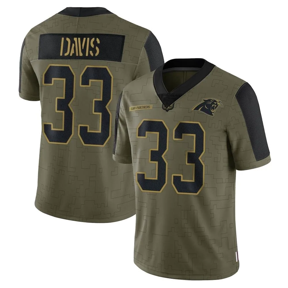 Youth Carolina Panthers Tae Davis Nike 2021 Salute To Service Limited Olive Jersey Youth Carolina Panthers Tae Davis Nike 2021 Salute To Service Limited Olive Jersey